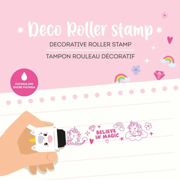 LEGAMI DECORATIVE ROLLER STAMP - UNICORN