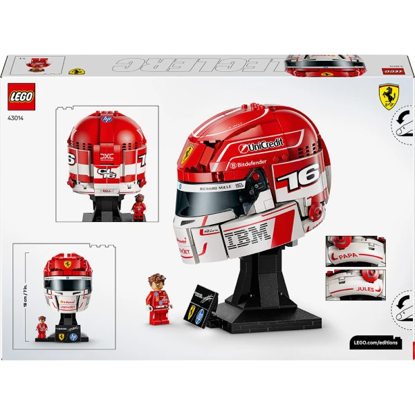 LEGO® EDITIONS SCUDERIA FERRARI HP CHARLES LECLERC HELMET