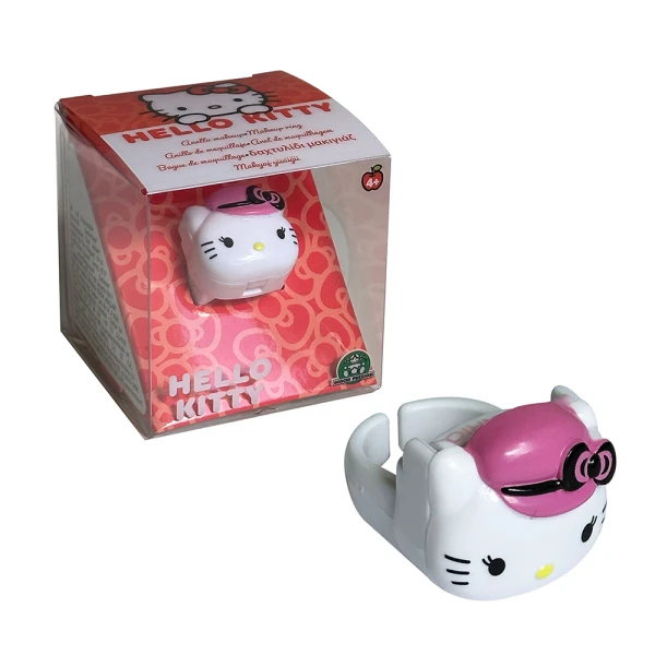 HELLO KITTY RING WITH LIP BALM - SEVERAL DESIGNS