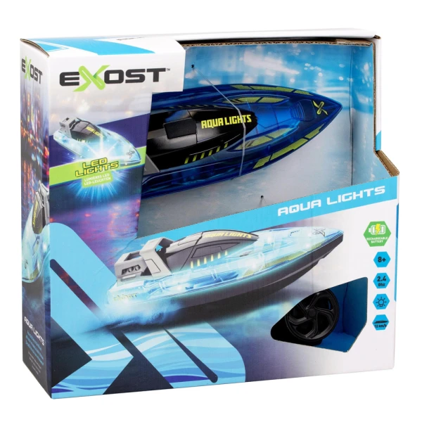 REMOTE CONTROL SPEEDBOAT EXOST AQUA LIGHTS 2.4GHz