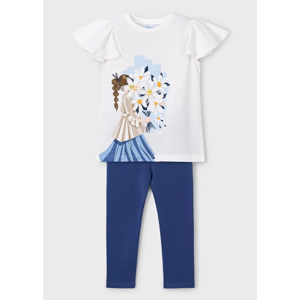 MAYORAL SET LEGGINGS BLUE 
