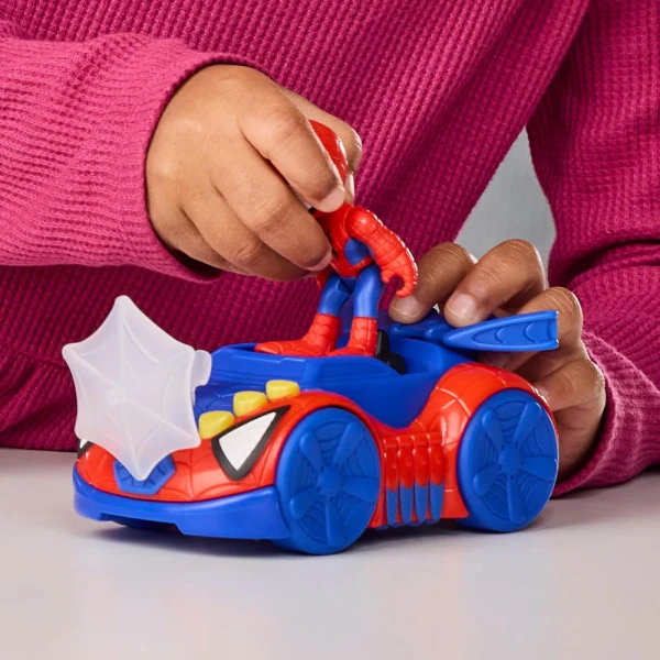 SPIDEY AND HIS AMAZING FRIENDS SPIDEY WEB CRAWLER VEHICLE AND FIGURE