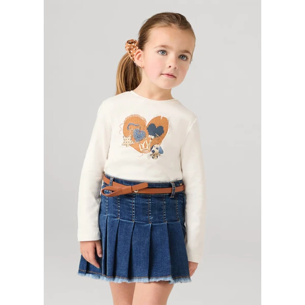 MAYORAL SKIRT JEAN BELT 