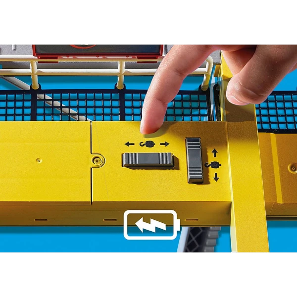 PLAYMOBIL CITY ACTION CARGO CRANE WITH CONTAINER