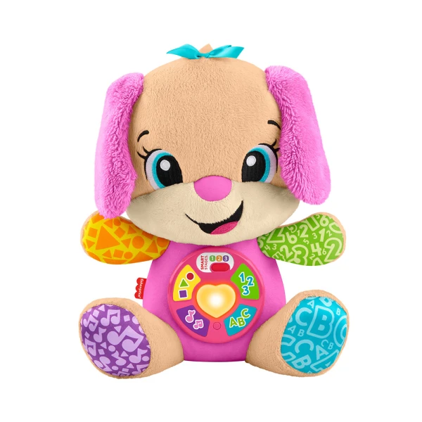 FISHER PRICE ΝΕΟ ΕΚΠΑΙΔΕΥΤΙΚΟ ΣΚΥΛΑΚΙ SMART STAGES ΡΟΖ