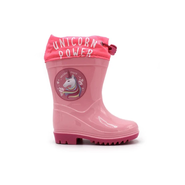 RAINBOOTS UNICORN PVC/TEXTILE PINK