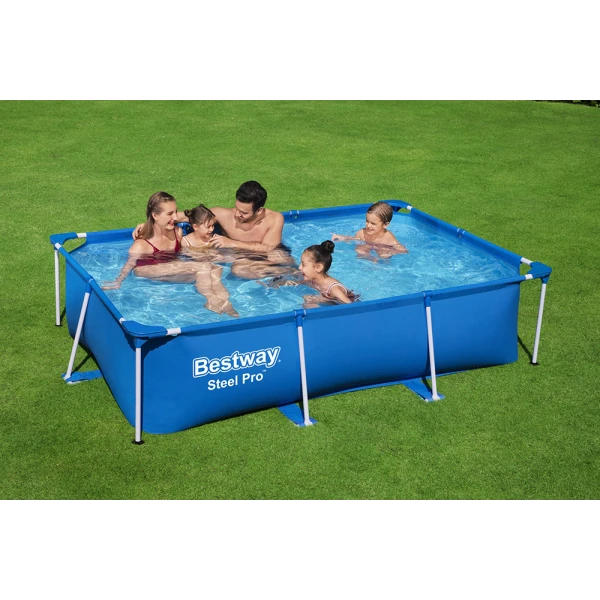 BESTWAY ΟΙΚΟΓΕΝΕΙΑΚΗ ΠΙΣΙΝΑ 259X170X61 cm STEEL PRO