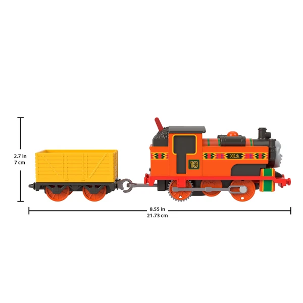 THOMAS THE TRAIN - MOTORIZED TRAIN WITH WAGON - NIA
