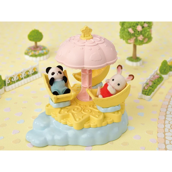 THE SYLVANIAN FAMILIES BABY STAR CAROUSEL 5539