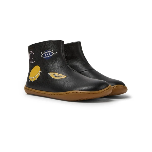 CAMPER ΠΑΙΔΙΚΟ ΜΠΟΤΑΚΙ UNISEX No 25-27 SURREAL FACE/PATH ΜΑΥΡΟ