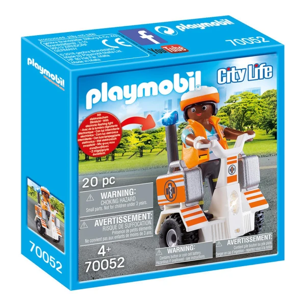 PLAYMOBIL CITY LIFE RESCUE BALANCE RACER