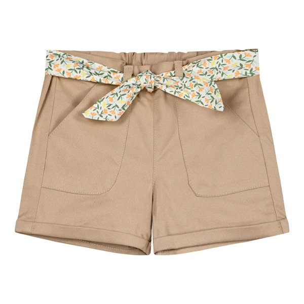ENERGIERS GIRL\'S SHORTS & SASH VANILLA