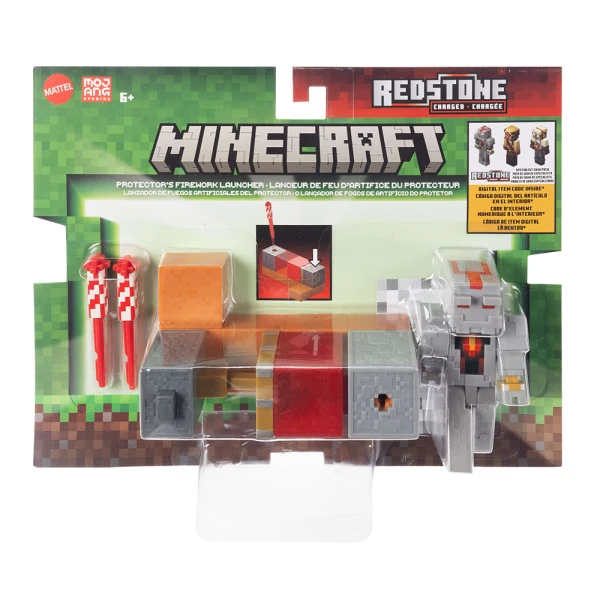 MINECRAFT REDSTONE CHARGED PROTECTOR\'S FIREWORK LAUNCHER