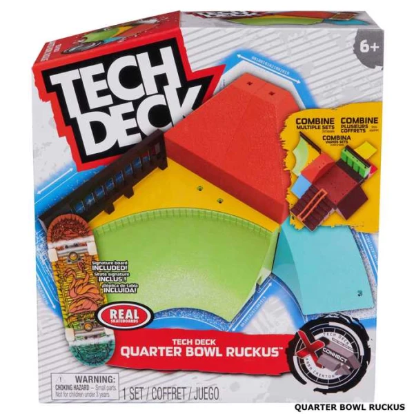 TECH DECK ΡΑΜΠΑ ΚΑΙ ΣΑΝΙΔΑΚΙ X-CONNECT PARK CREATOR STARTER SET - 3 ΣΧΕΔΙΑ