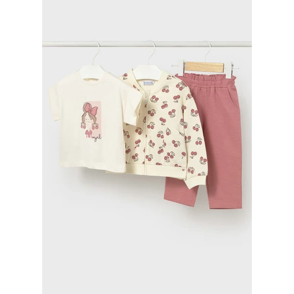 MAYORAL TRACKSUIT 3 PIECES PINK