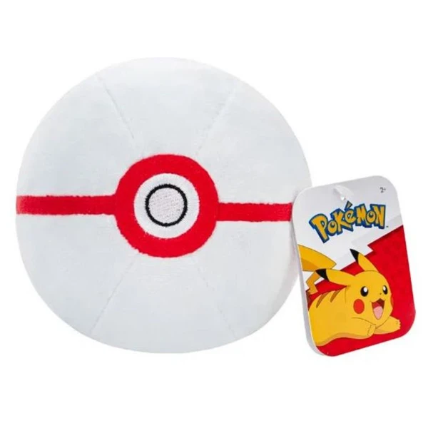 POKEMON  PLUSH POKÉ BALL 12,5cm. W2 - PREMIER BALL
