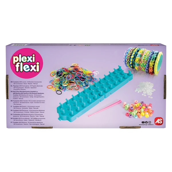 PLEXI-FLEXI LOVE ΑΡΓΑΛΕΙΟΣ ΜΕ 800 ΛΑΣΤΙΧΑΚΙΑ & 30 ΑΞΕΣΟΥΑΡ ΓΙΑ ΗΛΙΚΙΕΣ 5+ ΧΡΟΝΩΝ