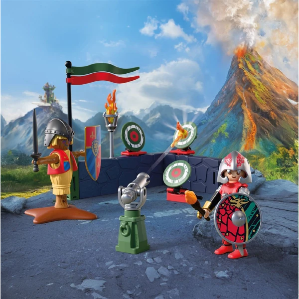 PLAYMOBIL KNIGHTS ΣΤΙΒΟΣ ΜΑΧΗΣ ΙΠΠΟΤΩΝ ΔΡΑΚΟΥ