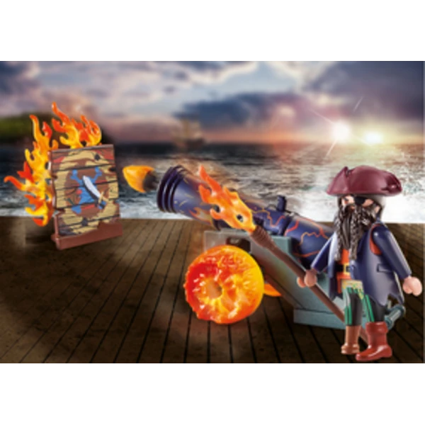 PLAYMOBIL PIRATES GIFT SET PIRATE WITH CANNON