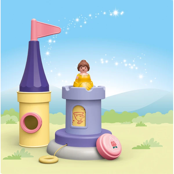 PLAYMOBIL JUNIOR & DISNEY BELL\'S PLAY TOWER WITH SOUND