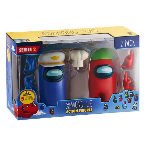 P.M.I. AMONG US ΦΙΓΟΥΡΕΣ ΔΡΑΣΗΣ 11,5 εκ. S2 2 PACK AU6215 - 2 ΣΧΕΔΙΑ