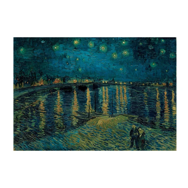 CLEMENTONI MUSEUM COLLECTION PUZZLE VAN GOGH STARRY NIGHT OVER THE RHÔNE 1000 pcs