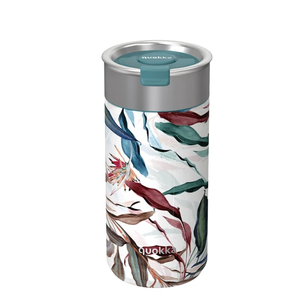 QUOKKA THERMAL STAINLESS STEEL COFFEE TUMBLER BOOST 400ml BOUQUET