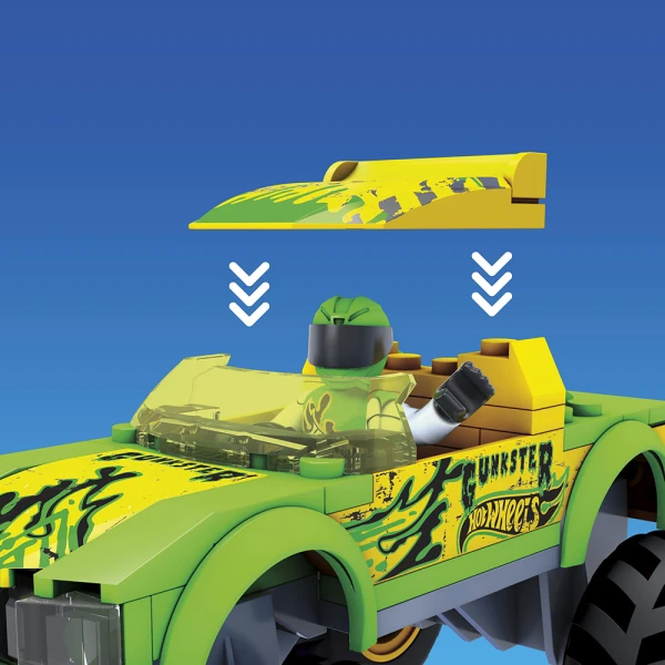 HOT WHEELS MIGHTY RACE ACE™ & GUNKSTER™ - ΠΡΑΣΙΝΟ