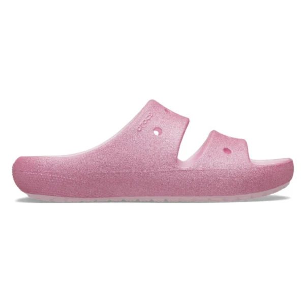 CROCS CLASSIC GLITTER SANDAL V2 K PINK MILK