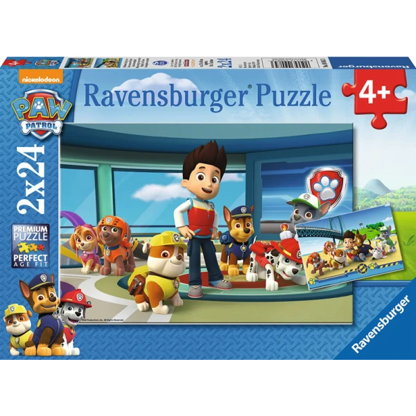 RAVENSBURGER PUZZLE 2Χ24 pcs PAW PATROL