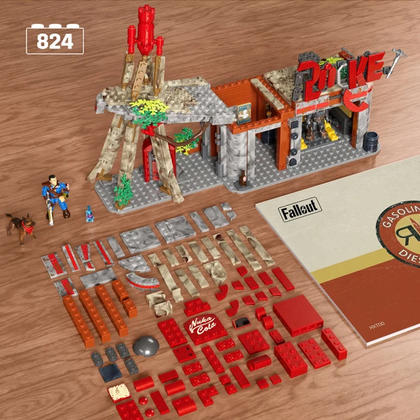 MEGA ADULTS BUILDERS FALLOUT RED ROCKET