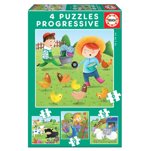 EDUCA PROGRESSIVE ΠΑΖΛ 6-9-12-16 τεμ. ΖΩΑ ΤΗΣ ΦΑΡΜΑΣ