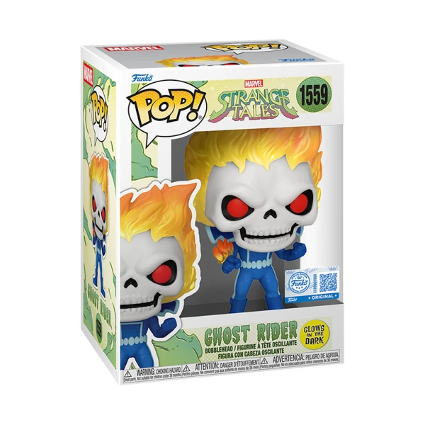 FUNKO POP! MARVEL STRANGE TALES VINYL FIGURE GHOST RIDER GLOW IN THE DARK 1559