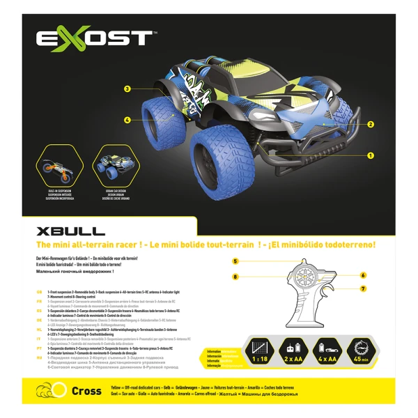 EXOST X-BULL REMOTE CONTROL CAR