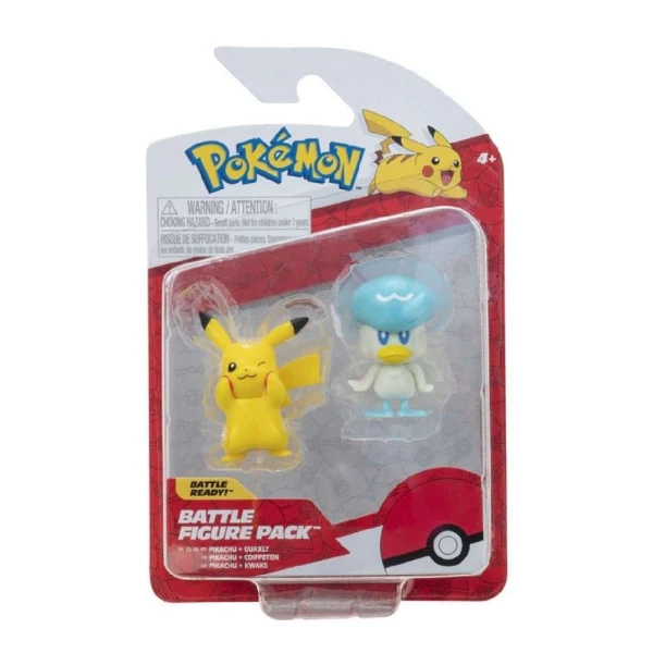POKEMON ΣΕΤ 2 ΦΙΓΟΥΡΕΣ 5 εκ. GENERATION IX W01 PIKACHU AND QUAXLY