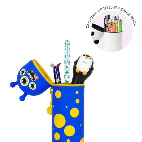 LEGAMI 2 IN 1 SILICONE PENCIL CASE KAWAII - MONSTER