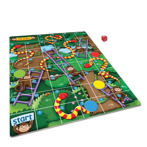 ORCHARD TOYS BOARD GAME JUNGLE SNAKES & LADDERS