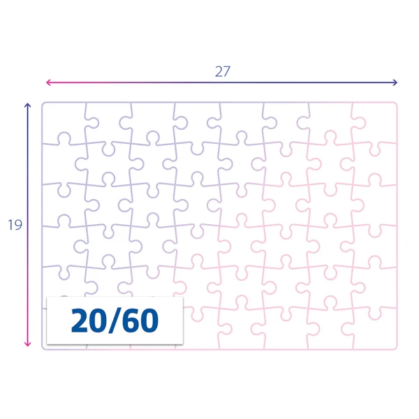 CLEMENTONI ΠΑΙΔΙΚΟ ΠΑΖΛ SUPER COLOR ΧΑΡΟΥΜΕΝΑ ΚΟΥΤΑΒΑΚΙΑ 2X60 ΤΜΧ