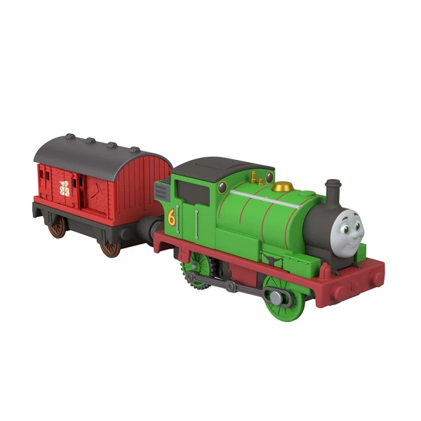 THOMAS THE TRAIN NEW MOTORIZED TRAIN WITH WAGON - PERCY