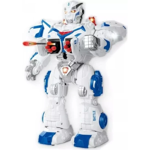 REMOTE CONTROL ROBOT WITH SOUND-LIGHT INTERACTIVE HAND MOVEMENTS - BLUE