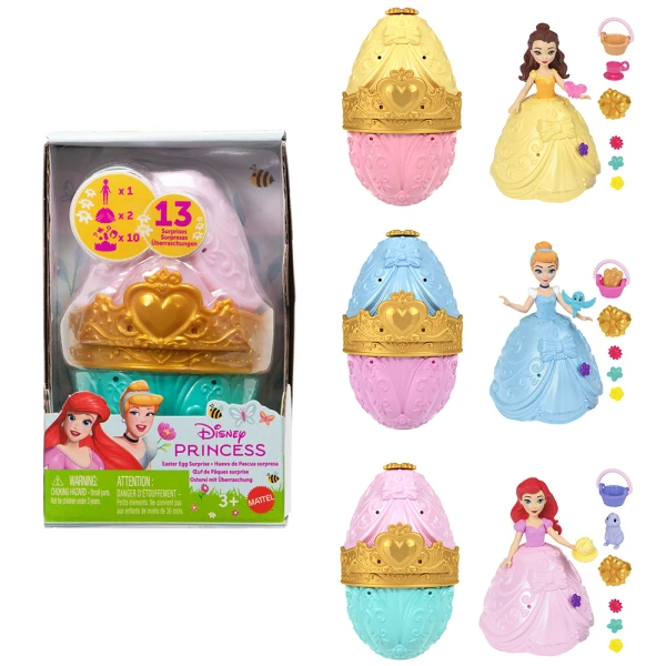 DISNEY PRINCESS ΜΙΝΙ ΚΟΥΚΛΕΣ ΑΥΓΟΥΛΑΚΙ ΕΚΠΛΗΞΗ - 3 ΧΡΩΜΑΤΑ