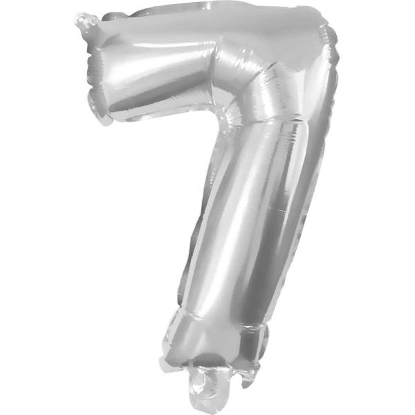 BALLOON SILVER FOIL 85 cm No 7