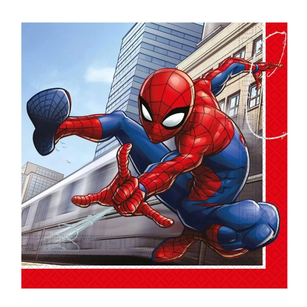 FSC 2PLY NAPKINS 33X33 cm 20 pcs MARVEL SPIDERMAN CRIME FIGHTER
