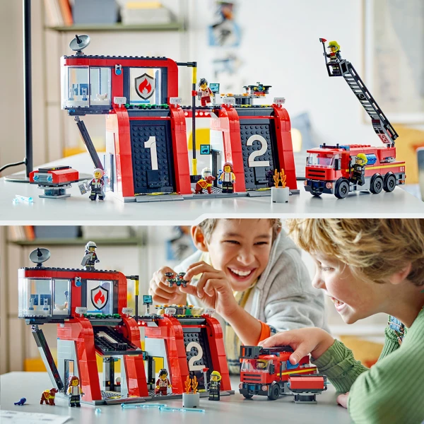 LEGO® CITY ΣΤΑΘΜΟΣ ΠΥΡΟΣΒΕΣΤΙΚΗΣ ΜΕ ΠΥΡΟΣΒΕΣΤΙΚΟ ΦΟΡΤΗΓΟ