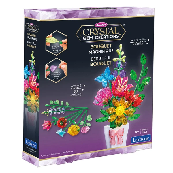 LEXIBOOK CRA-Z-ART CRYSTAL GEM BEAUTIFUL BOUQUET