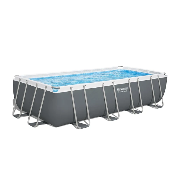 BESTWAY RECTANGULAR POOL SET 549X274X122 cm STEEL PRO MAX
