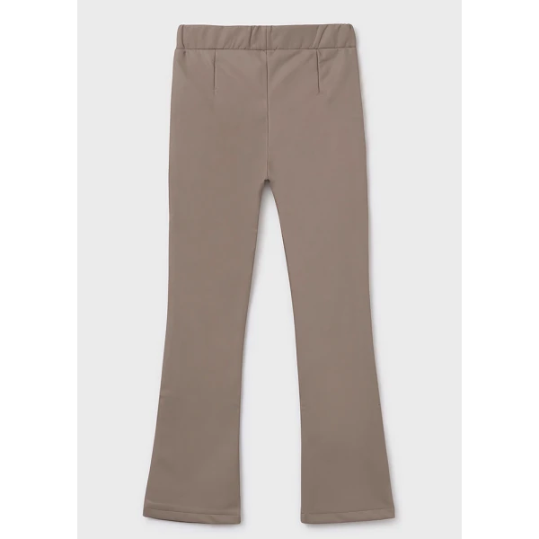 MAYORAL LEGGINGS PU FLARED LIGHT BROWN