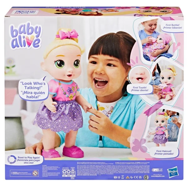 BABY ALIVE ΚΟΥΚΛΑ ΜΩΡΟ BABY GROWS UP LALA