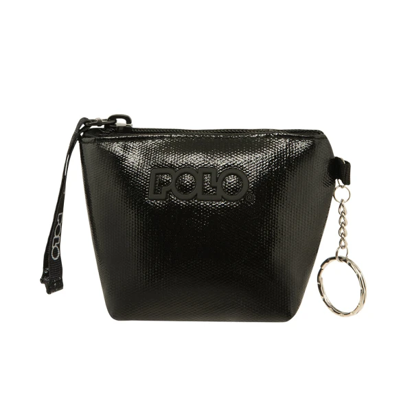 POLO 2026 MINI CONICAL WALLET EMBOSSED BLACK