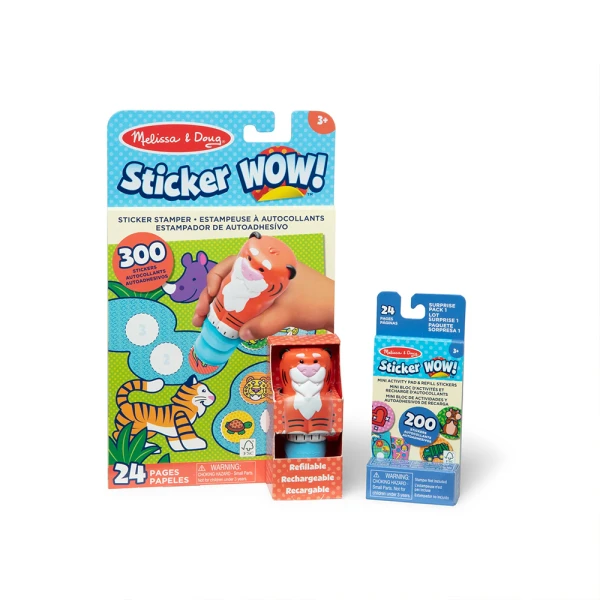 MELISSA & DOUG WOW STICKERS - 4 DESIGNS